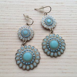 Mint green earrings